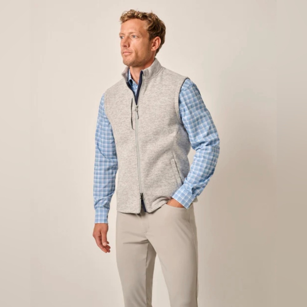 BRAND NEW - Johnnie-O Denali Double Zip Fleece Vest